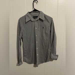 Ralph Lauren stripped button down size 12